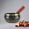Indian Tibetan Decorative Round Shape Meditation Singing Bowl Set Yoga Therapy Sound Stress Healing Reiki Tibetan Bowl Positive Energy Housewarming Gift